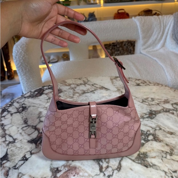 Pink Vintage Gucci Jackie Bag - Picture 8 of 13